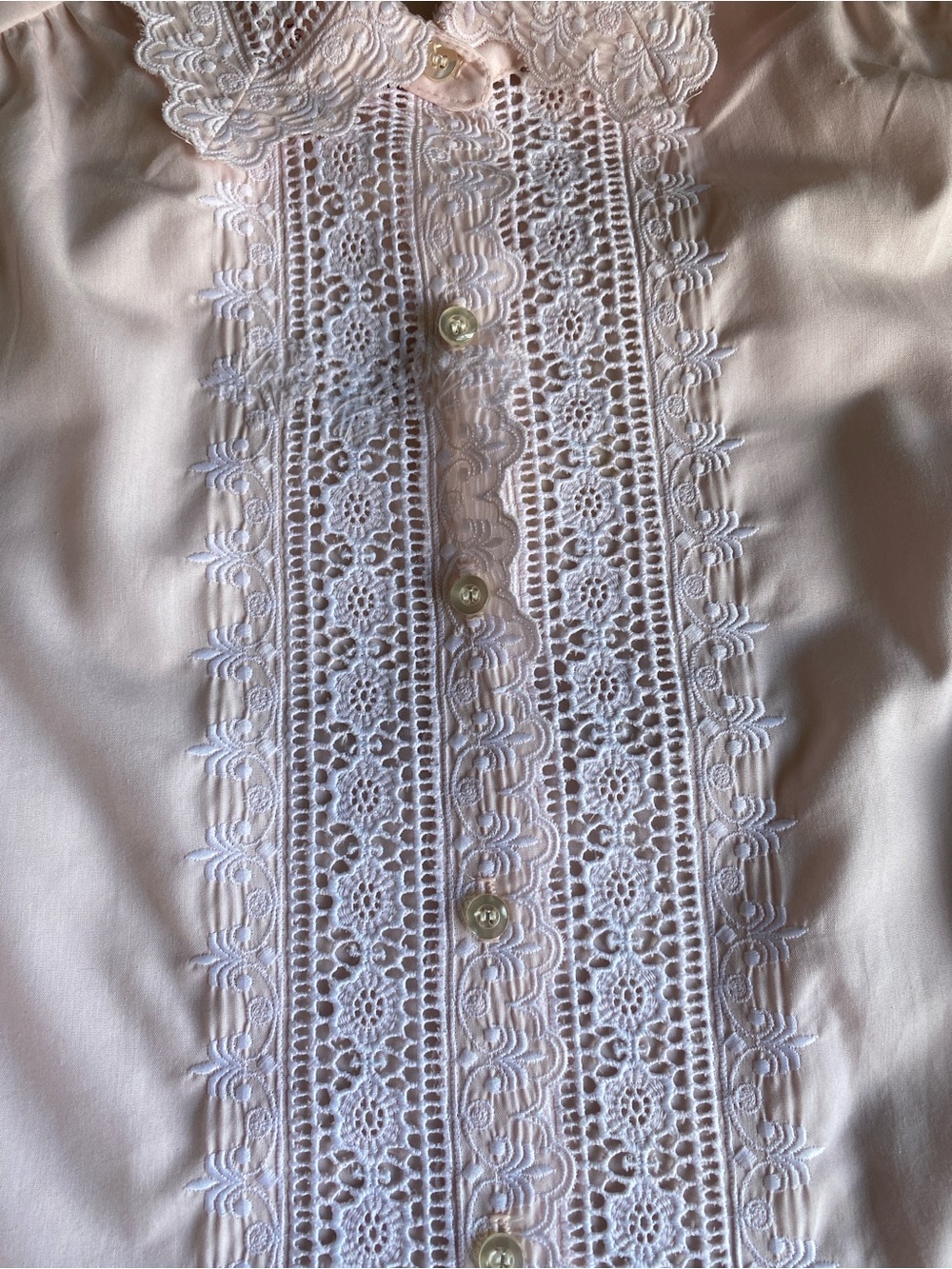 Vintage Serbin of Florida Midi Shirtdress Baby Pink - Picture 5 of 8